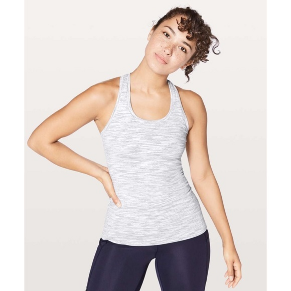 lululemon Gather Cool Racerback Heather‎ Gray Tank 6